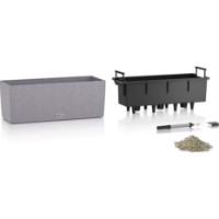 Цветочный горшок Lechuza Balconera Stone 50 Graphite Black фото №4 — интернет-магазин Desire.md