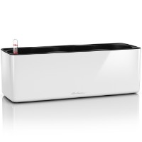 Ghiveci Lechuza Cube Glossy Triple White imaginea #1 — magazin online Desire.md