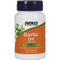 Supliment alimentar NOW Garlic Oil 1500mg 100cap