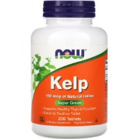 Витамины NOW Kelp 200tab