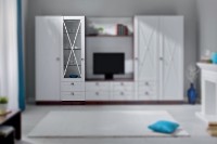 Vitrină Ambianta Eldorado dulap + vitrina Alb imaginea #3 — magazin online Desire.md