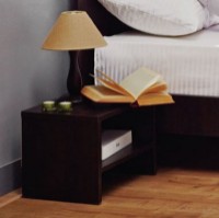 Прикроватная тумба Ambianta Bravo 300x300x400mm Sonoma inchis