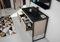 Шкаф с умывальником Orka Modena 100 Capuchino (08323) фото №3 — интернет-магазин Desire.md