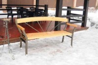 Bancă grădină Alamar Bancă solară (L-1.7m) imaginea #3 — magazin online Desire.md