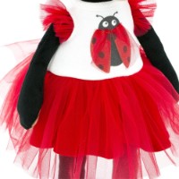 Jucărie de pluș Orange Toys Dog Lucky Blacky Ladybug 25cm (LD058) imaginea #3 — magazin online Desire.md
