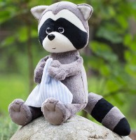 Jucărie de pluș Orange Toys Raccoon 20cm (OS616/20) imaginea #4 — magazin online Desire.md