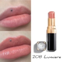 Ruj de buze Chanel Rouge Coco Flash Vibrant Shine 208 Lumiere imaginea #3 — magazin online Desire.md