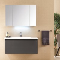 Шкаф с умывальником Orka Likya 100 Antracite (08515) фото №4 — интернет-магазин Desire.md