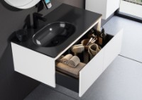 Шкаф с умывальником Orka Lisbon 110 Cashmire (08777) фото №3 — интернет-магазин Desire.md