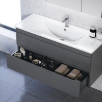 Шкаф с умывальником Orka Varna 120 White Matt Lacquer (08313) фото №2 — интернет-магазин Desire.md