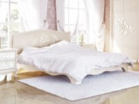 Кровать Неман Астория MH-218-01M Крем/Крашеное Дерево фото №2 — интернет-магазин Desire.md