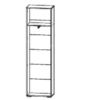 Шкаф Астрид-Мебель Марсель М-3 Ясень Aнкор Белый фото №2 — интернет-магазин Desire.md