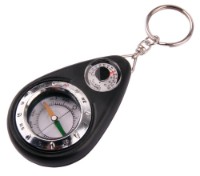 Breloc Munkees Keychain Compass + Thermometer