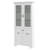 Витрина Неман Юнона MH-132-14 Белый Текстурный фото №1 — интернет-магазин Desire.md