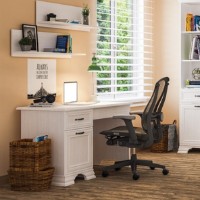 Письменный стол Неман Юнона MH-132-26 Белый Текстурный фото №2 — интернет-магазин Desire.md