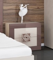 Noptieră Неман Эллипс MH-118-02 Cappuccino Luciu/Maro-deschis Luciu imaginea #2 — magazin online Desire.md