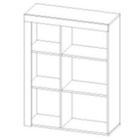 Витрина Sokme Фокус 1176x869x338mm Дуб Артисан фото №3 — интернет-магазин Desire.md