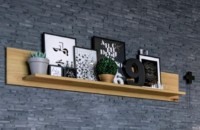 Навесная полка Sokme Фокус 1390x220x206mm Дуб Аристан фото №2 — интернет-магазин Desire.md