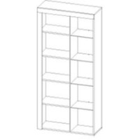 Vitrină Sokme Фокус 1892x338x869mm Stejar Artisan imaginea #2 — magazin online Desire.md