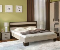 Кровать Sokme Скарлет 160 Дуб Сонома/Венге Магия фото №2 — интернет-магазин Desire.md