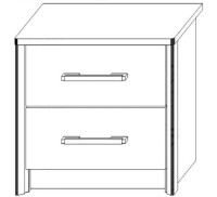 Noptieră Sokme Скарлет Stejar Sonoma/Wenge Magia imaginea #2 — magazin online Desire.md