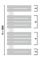 Uscător de prosoape Gorgiel Crest ACR 100/50 Graphit Matt 06 (21) imaginea #5 — magazin online Desire.md