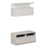Comodă TV Астрид-Мебель Прага 02 Frasin Ankor Alb