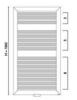 Uscător de prosoape Gorgiel Allium AAL 100/55 Graphit matt 06 (21) imaginea #4 — magazin online Desire.md