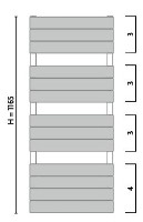 Uscător de prosoape Gorgiel Altus VA AVA 115/50 Platinum Matt 11 (11) imaginea #5 — magazin online Desire.md