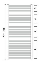 Uscător de prosoape Gorgiel Angu AAN 115/45 White 01 (11) imaginea #3 — magazin online Desire.md