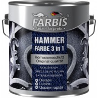 Краска Farbis Hammer 3 in 1 F 1320 Bordeaux 0.75L
