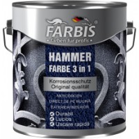 Vopsea Farbis Hammer 3 in 1 F 1320 Bordeaux 0.75L CG202007 imaginea #1 — magazin online Desire.md