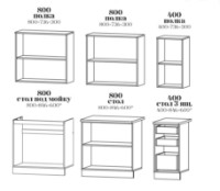 Bucătărie Миф Эвкалипт N2 2.0м Eucalipt Lucios/Wenge imaginea #2 — magazin online Desire.md