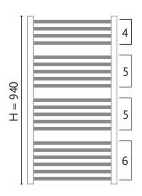 Uscător de prosoape Gorgiel Turkus DRN 94/50 Graphit Glossy 05 (11) imaginea #3 — magazin online Desire.md