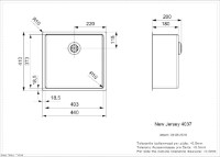Chiuvetă de bucătărie Reginox New Jersey 40x37 imaginea #2 — magazin online Desire.md