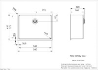 Кухонная мойка Reginox New Jersey 50x37 фото №2 — интернет-магазин Desire.md
