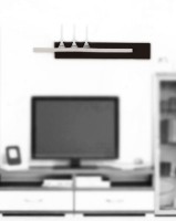 Raft de perete Ambianta Duet 1m Sonoma Închis imaginea #1 — magazin online Desire.md