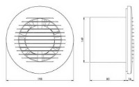 Вытяжной вентилятор Europlast E-Extra EA100 (63000) фото №2 — интернет-магазин Desire.md