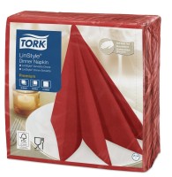 Șervețele de masă Tork LinStyle Red (478854) imaginea #2 — magazin online Desire.md