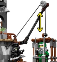 Set de construcție Lego Ninjago: Skull Sorcerer's Dungeons (71722)