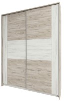 Шкаф-купе Sokme Милана 1800 Дуб Крафт Белый/Дуб Крафт Серый фото №1 — интернет-магазин Desire.md