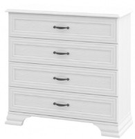 Комод Неман Юнона MH-132-06 Белый Текстурный