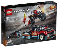 Set de construcție Lego Technic: Stunt Show Truck & Bike (42106)