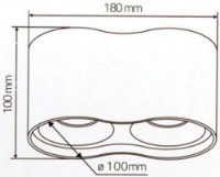 Spot Gauss LED HD033 Black imaginea #2 — magazin online Desire.md