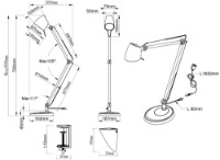 Veioză birou Trio Rado (527690131) imaginea #4 — magazin online Desire.md
