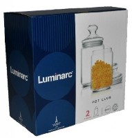 Set borcane Luminarc Club (P1424) 2pcs imaginea #2 — magazin online Desire.md