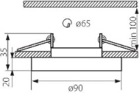 Lampă încorporabilă Vivalux VIV003874 imaginea #2 — magazin online Desire.md