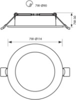 Встраиваемый светильник Vivalux VIV003954 фото №2 — интернет-магазин Desire.md