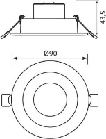 Lampă încorporabilă Vivalux VIV004009 imaginea #2 — magazin online Desire.md