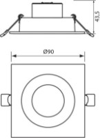 Lampă încorporabilă Vivalux VIV004011 imaginea #2 — magazin online Desire.md